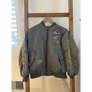Ed Hardy Designs Christian Audigier Boys Bomber Jacket Large SNAKE Y2K
